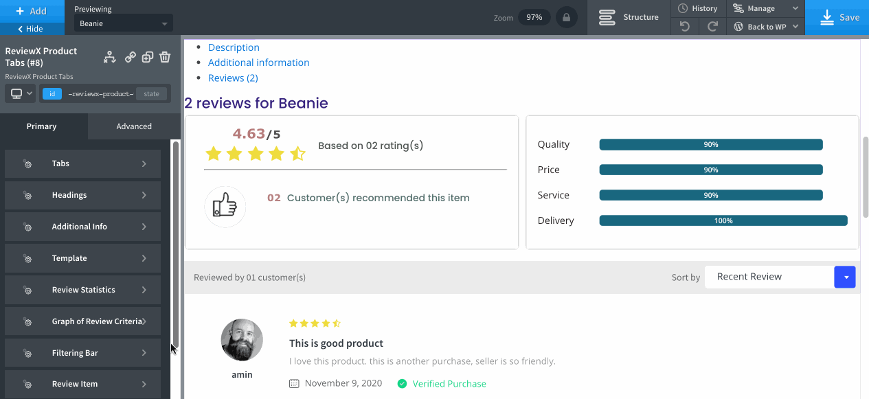 rvx oxy graph section