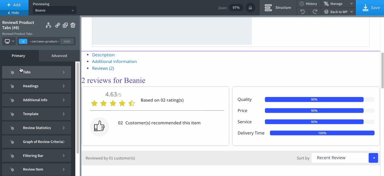 rvx oxy review statistics