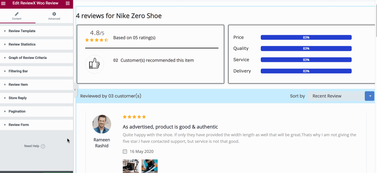 rvx woo review filer