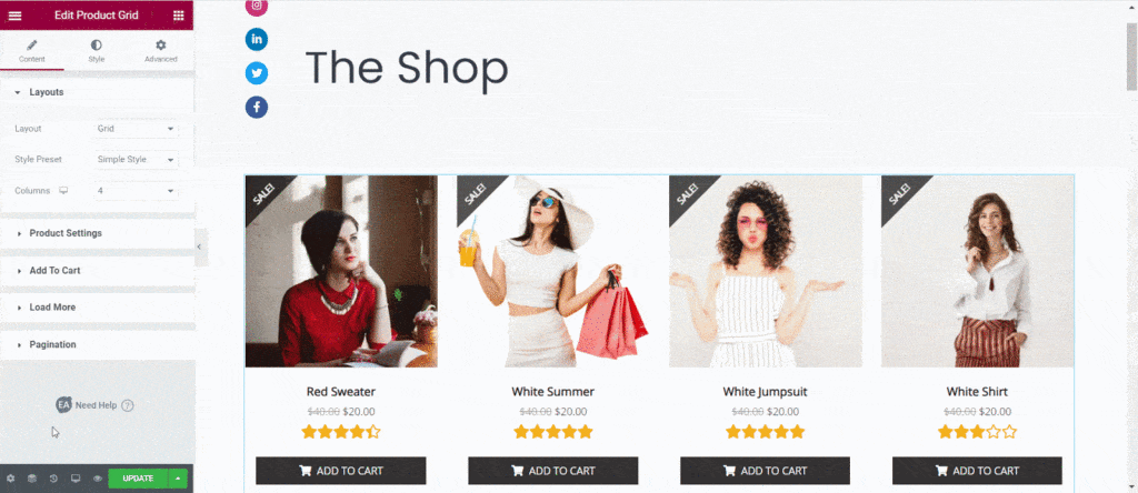 5 Best WooCommerce Product Grid Plugins & Elementor Addon 12 WooCommerce product grid