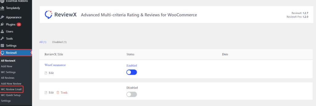 Review Reminder Email