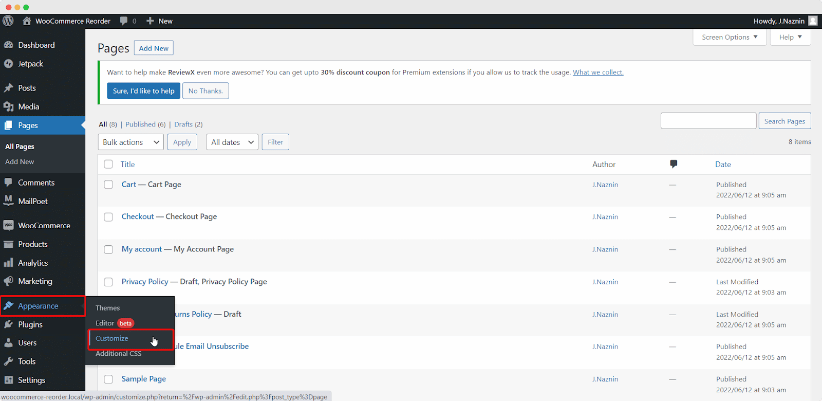 Reorder products in WooCommerce