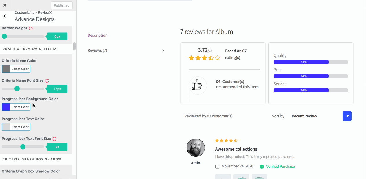 Design A WooCommerce Review Using WordPress Live Customizer