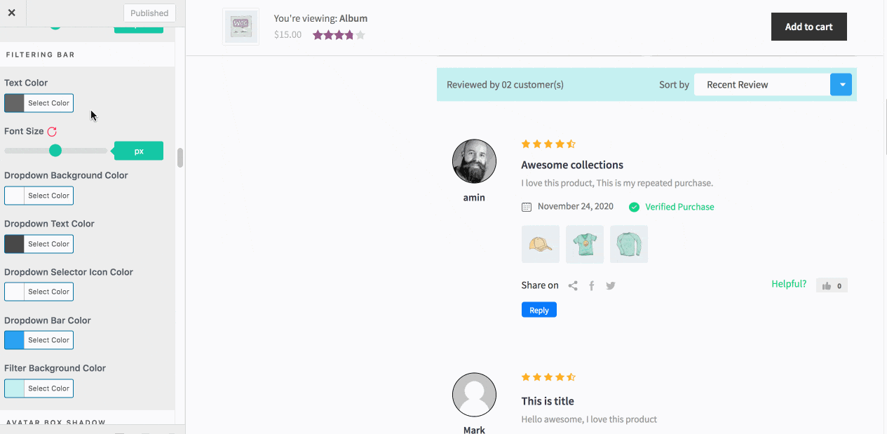 Design A WooCommerce Review Using WordPress Live Customizer