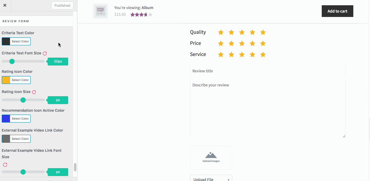 Design A WooCommerce Review Using WordPress Live Customizer