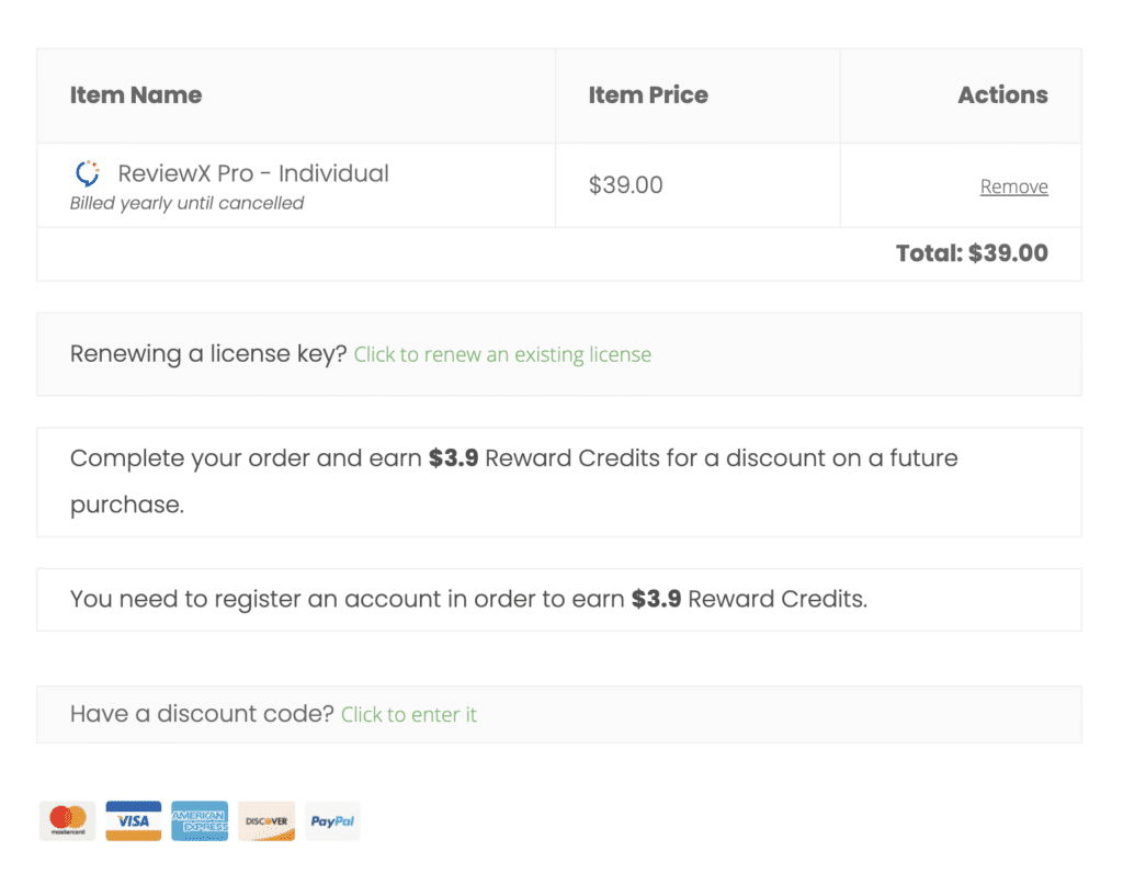 Purchase ReviewX Pro