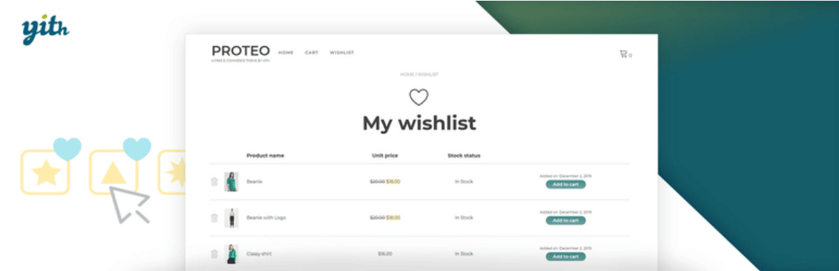 How To Add A Wishlist To Your WooCommerce Store? 4 Free Plugins 2 Add a Wishlist
