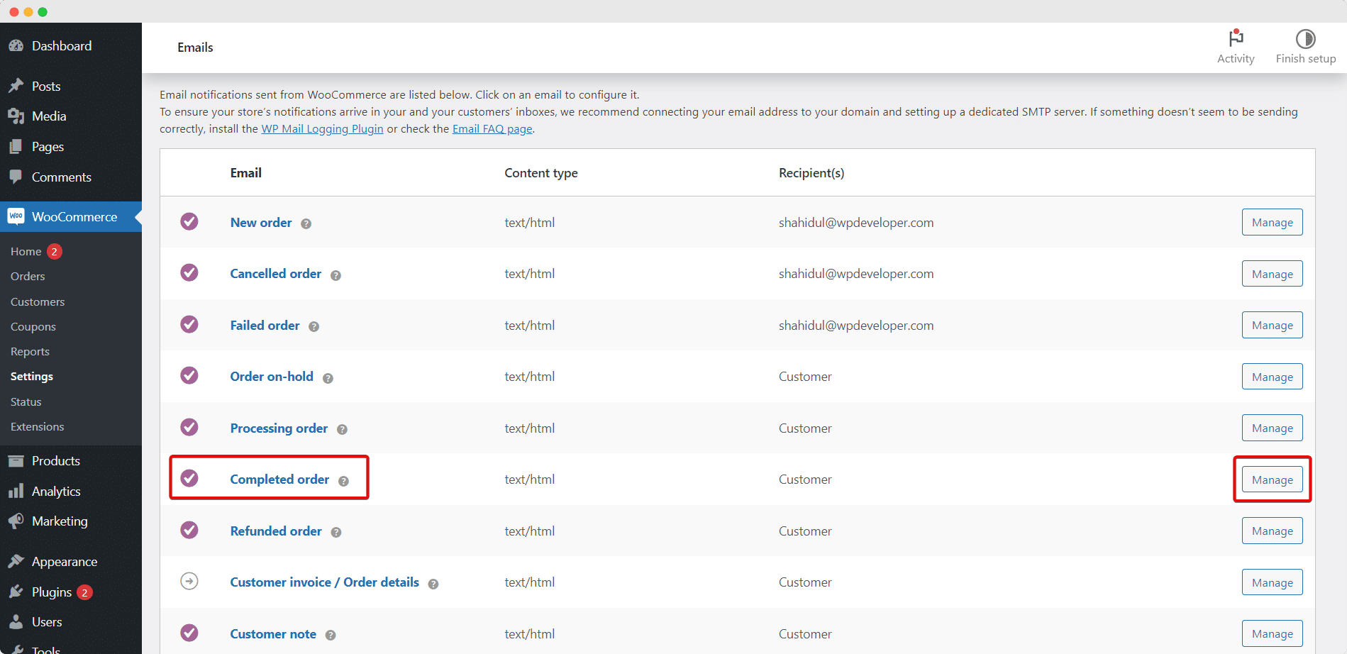 How To Customize WooCommerce Emails: Step By Step Guide 8 Customize WooCommerce Email